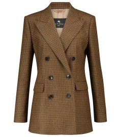 Etro - Checked stretch-wool blazer at Mytheresa